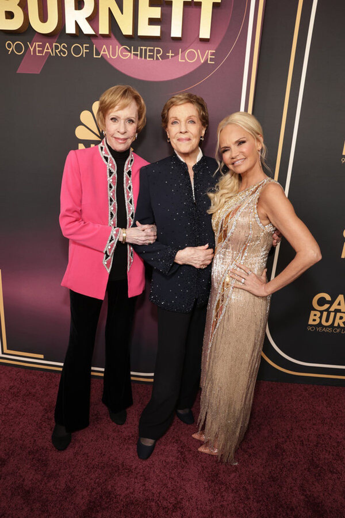 Carol Burnett, Julie Andrews, Kristin Chenoweth at 