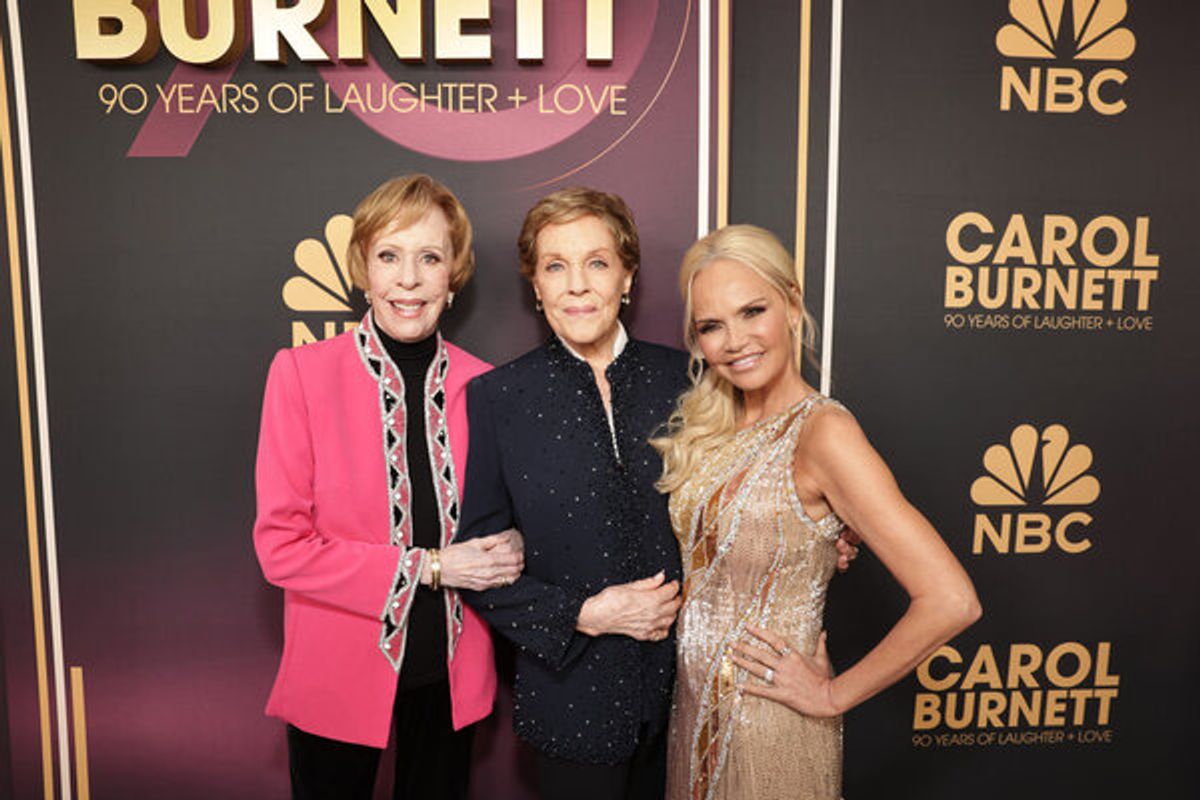 Carol Burnett, Julie Andrews, Kristin Chenoweth at 