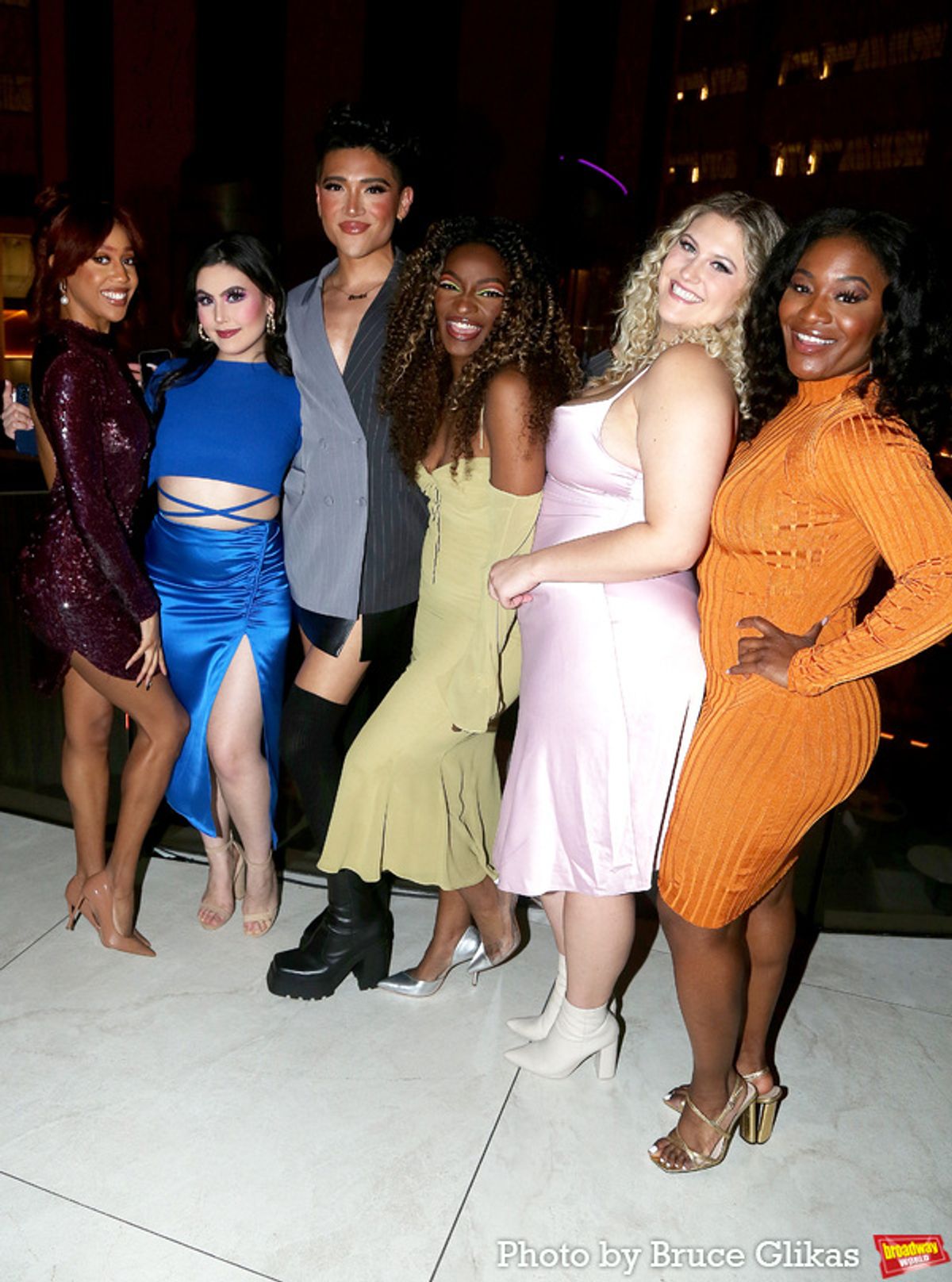 Hailee Kaleem Wright, Zoe Jensen, Justin David Sullivan, Leandra Ellis-Gaston, Bella Coppola and Nasia Thomas at 