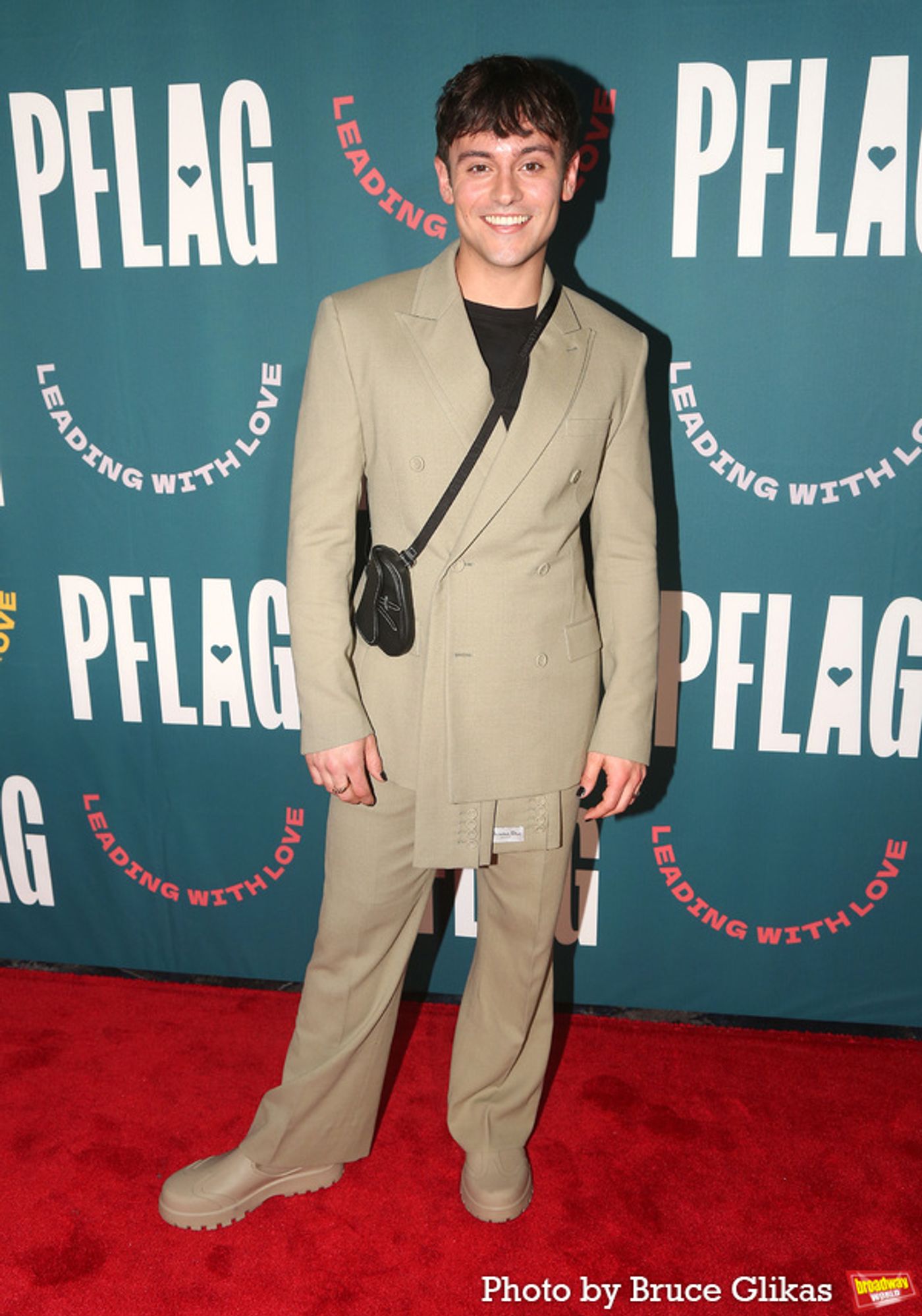 Photos: Dylan Mulvaney, Tom Daley, J. Harrison Ghee, and More Walk the PFLAG 50th Anniversary Gala Red Carpet  Image