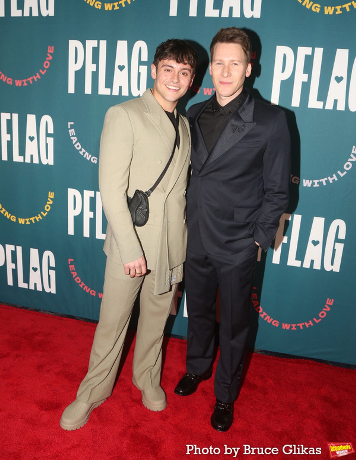 Tom Daley and Dustin Lance Black at 