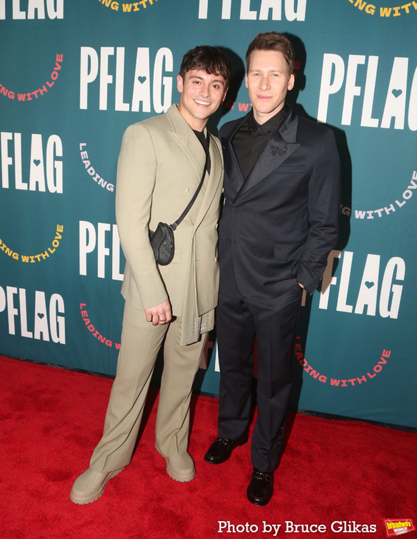 Photos: Dylan Mulvaney, Tom Daley, J. Harrison Ghee, and More Walk the PFLAG 50th Anniversary Gala Red Carpet  Image