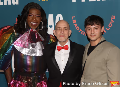 Big Freedia, Executive Director of PFLAG National Brian Bond and Tom Daley Photo