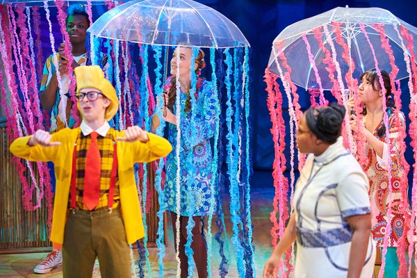 Thatcher Jacobs and Naima Gaines, with Terrance Ilion, Isabella Schmitz, and Evie Pat Photo