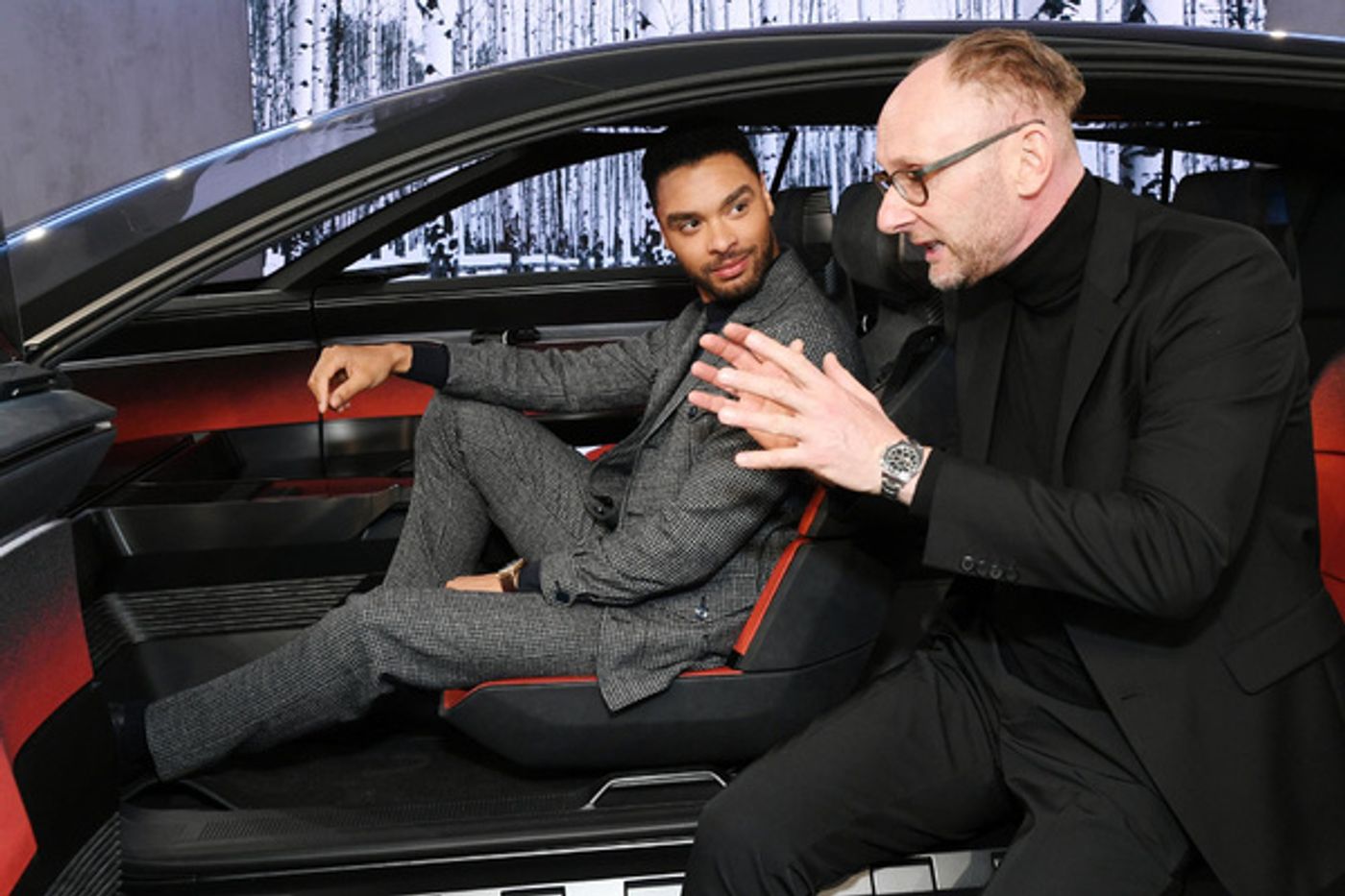 Photos: Audi Celebrates FIS Ski World Cup with Regé-Jean Page and Zoey Deutch  Image