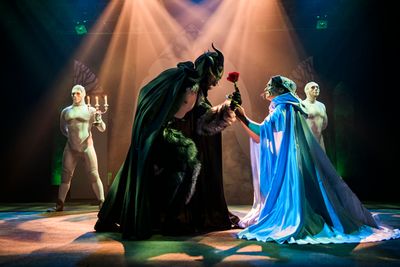 L-R Zana Gankhuyag & Irina Kavsadze in Beauty and the Beast. Photo courtesy of the pr Photo