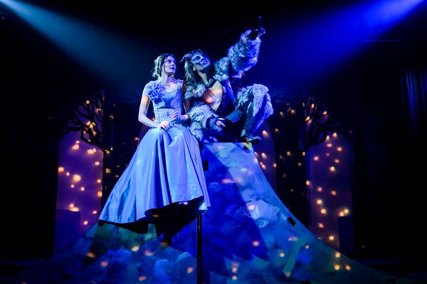 L-R  Irina Kavsadze & Zana Gankhuyang in Beauty and the Beast. Photo courtesy of the  Photo