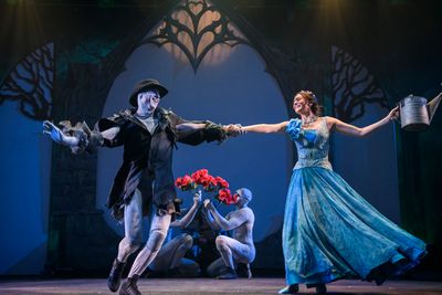 L-R Philip Fletcher & Irina Kavsadze in Beauty and the Beast. Photo courtesy of the p Photo