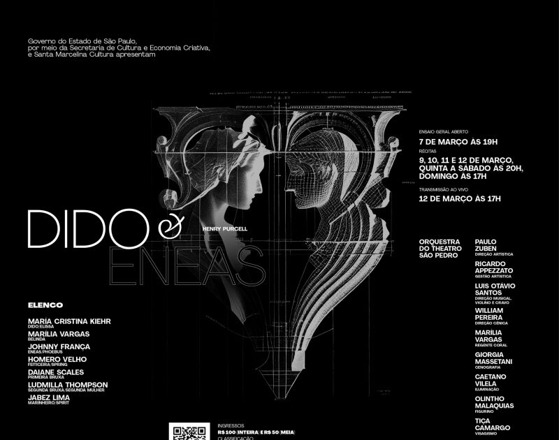Henry Purcell's DIDO AND AENEAS Opens Theatro Sao Pedro 2023 Season  Image