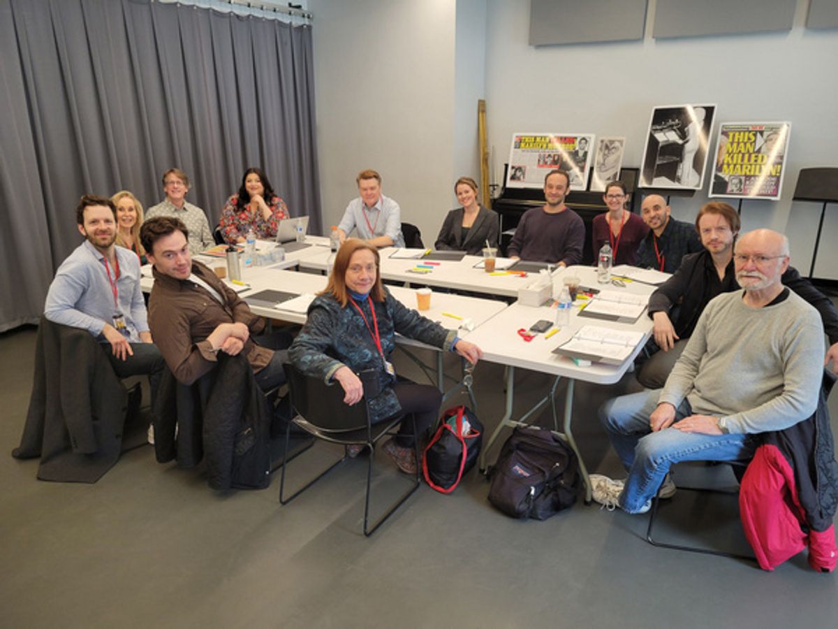 Dale Soules, Erich Bergen, Joe Carroll, Sharleen Cooper Cohen, Dick Scanlan, Stella Boonshoft, John Scherer, Rebecca Faulkenberry, Charlie Hofheimer, Christine Viega, Victor Almanzar, Matthe at 