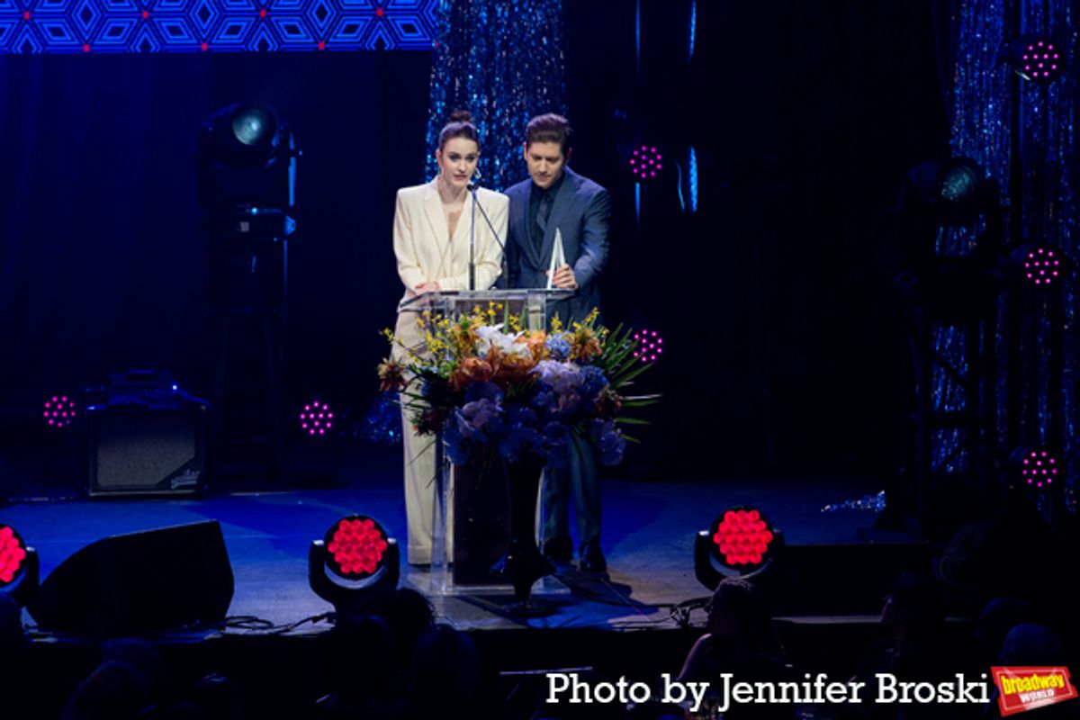 Rachel Brosnahan, Michael Zegen at 