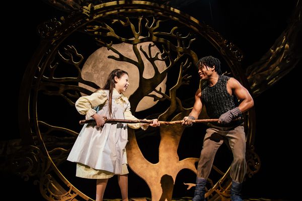 From L to R: Emily Jewel Hoder and John-Michael Lyles in the revival production of  Photo