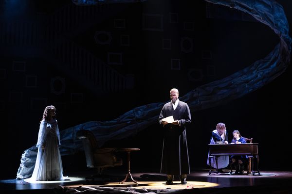 From L to R: Sierra Boggess, Derrick Davis, Julia Lester and Emily Jewel Hoder in the Photo