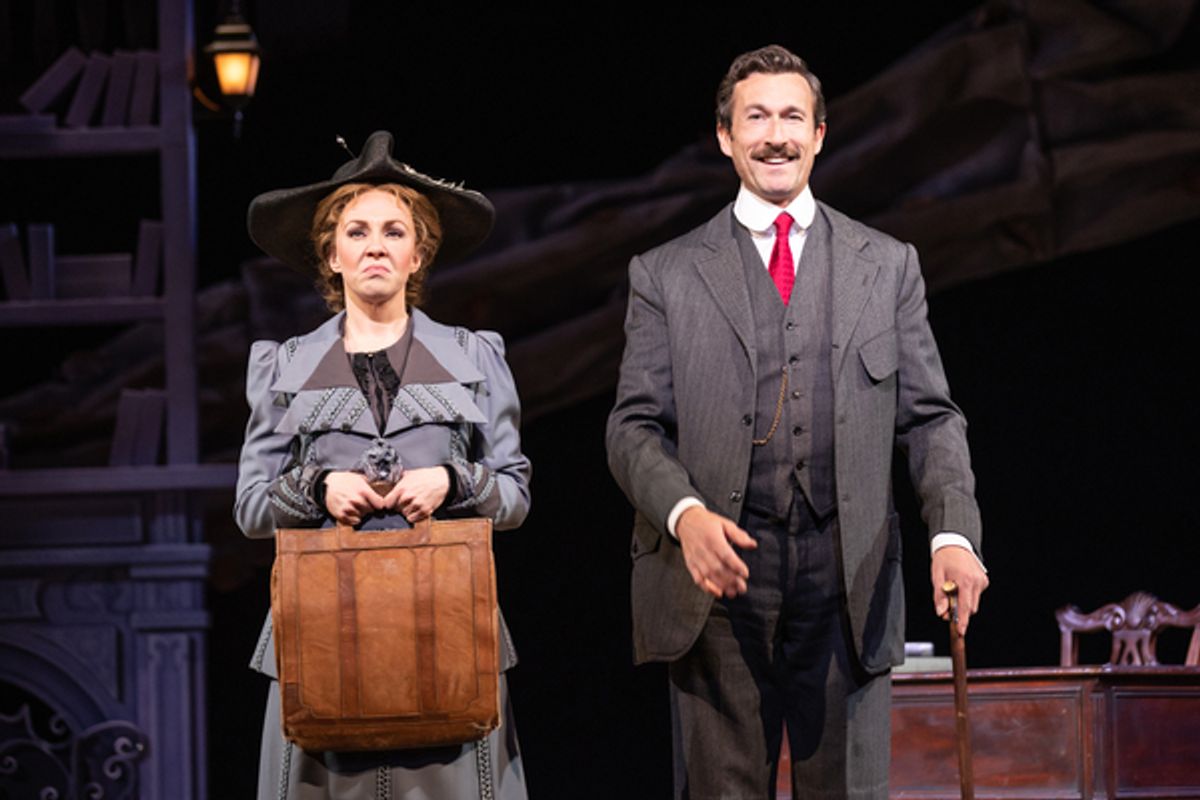 From L to R:  Kelley Dorney and Aaron Lazar in the revival production of “The Secret Garden” at Center Theatre Group / Ahmanson Theatre February 19 through March 26, 2023.
Photo credit: Matthew Murphy of MurphyMade at 
