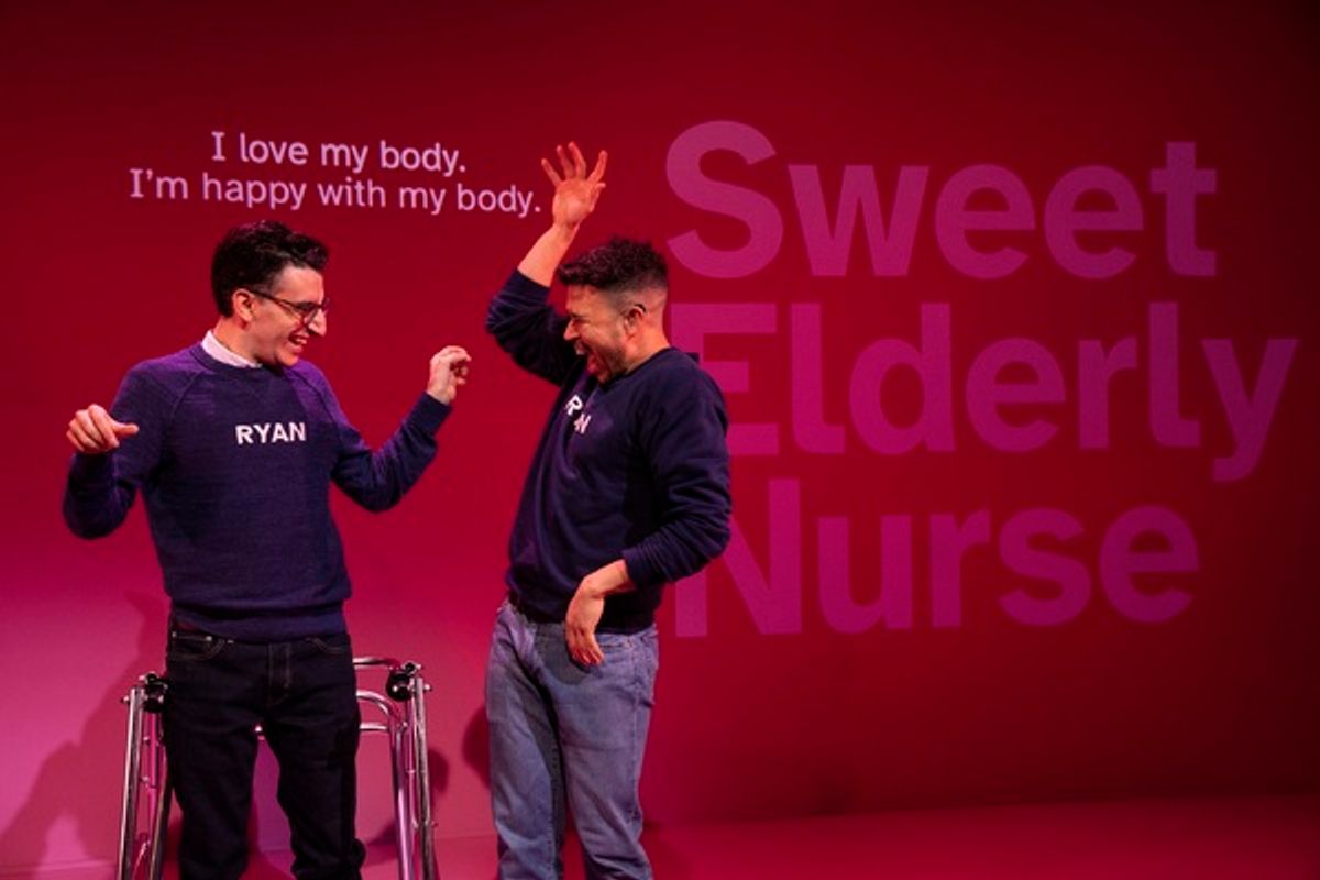 Ryan J. Haddad and Dickie Hearts  at 