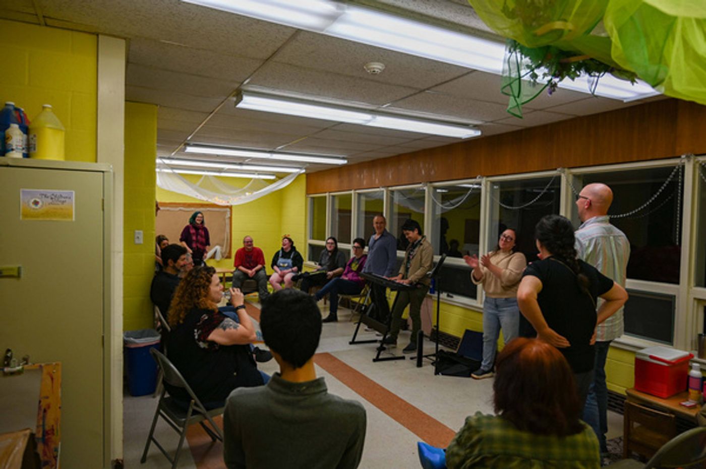 Photos: Creating Spontaneous Songs In Safe Spaces At THE BALTIMORE MUSICAL IMPROV MEETUP Photos: Creating Spontaneous Songs In Safe Spaces At THE BALTIMORE MUSICAL IMPROV MEETUP Image