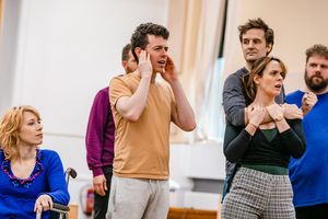Ellie Morris, Jonathan Sayer, Henry Shields, Charlie Russell & Henry Lewis @ BroadwayWorld Ellie Morris, Jonathan Sayer, Henry Shields, Charlie Russell & Henry Lewis Photo