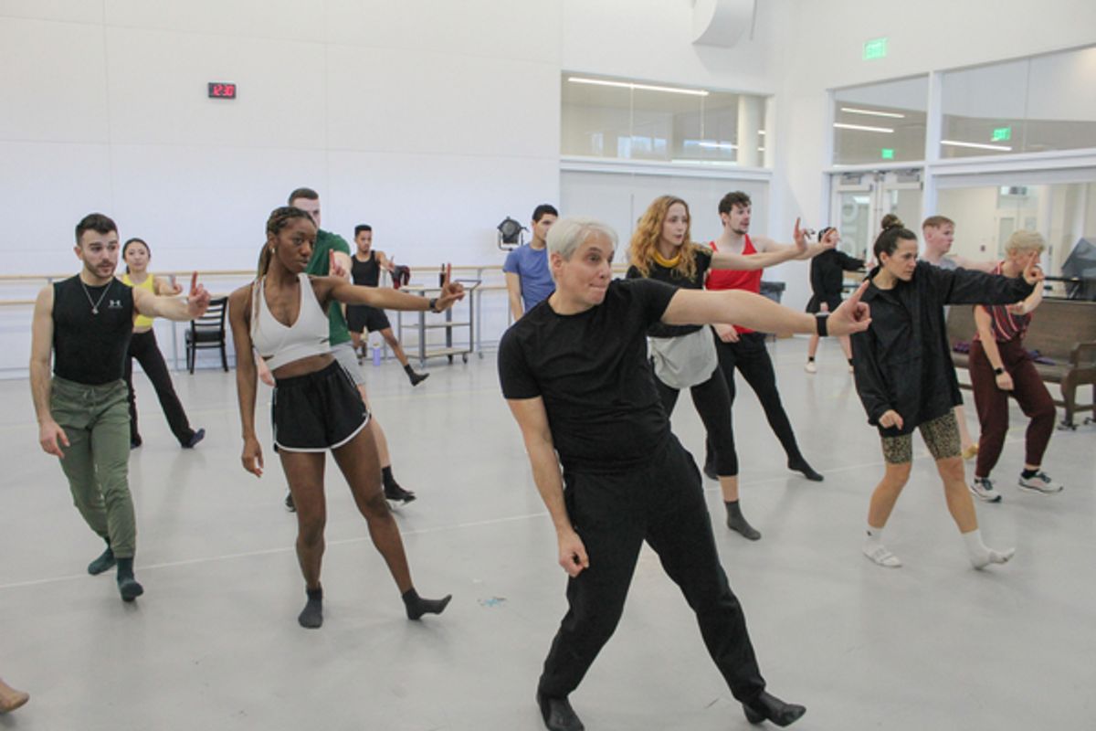 Alex Sanchez and the cast at 