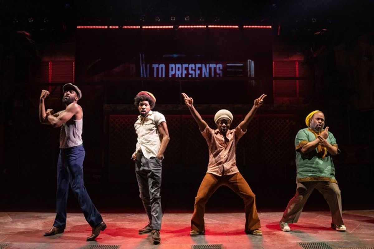 Dominique Johnson, Shawn Bowers, Andrew Clarke, and Jacob Ming-Trent  at 