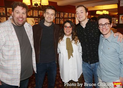 Henry Lewis, Henry Shields, Nancy Zamit, Greg Tannahill and Jonathan Sayer  Photo