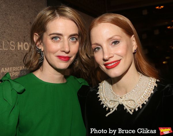 Playwright Amy Herzog and Jessica Chastain Photo