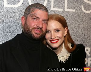 Director Jamie Lloyd and Jessica Chastain  Photo