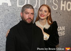 Director Jamie Lloyd and Jessica Chastain  Photo