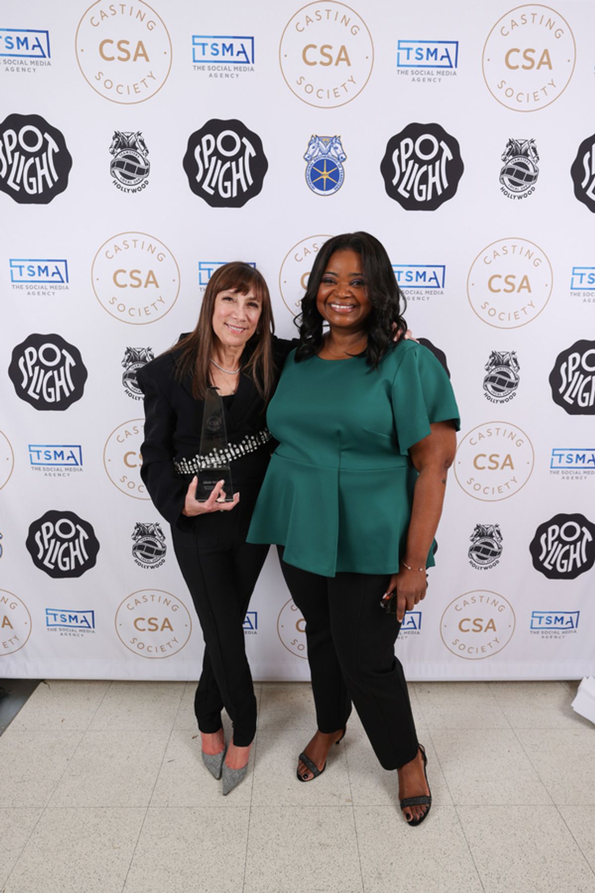 Leslee Feldman and Octavia Spencer at 