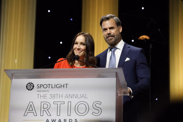 Anna Camp and Tuc Watkins Photo