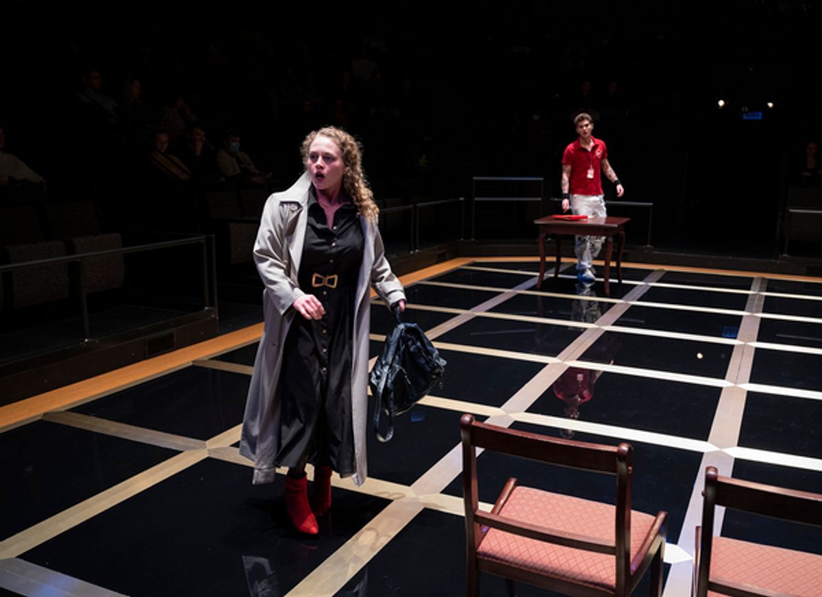 Caroline Neff and Jack Cain  at 