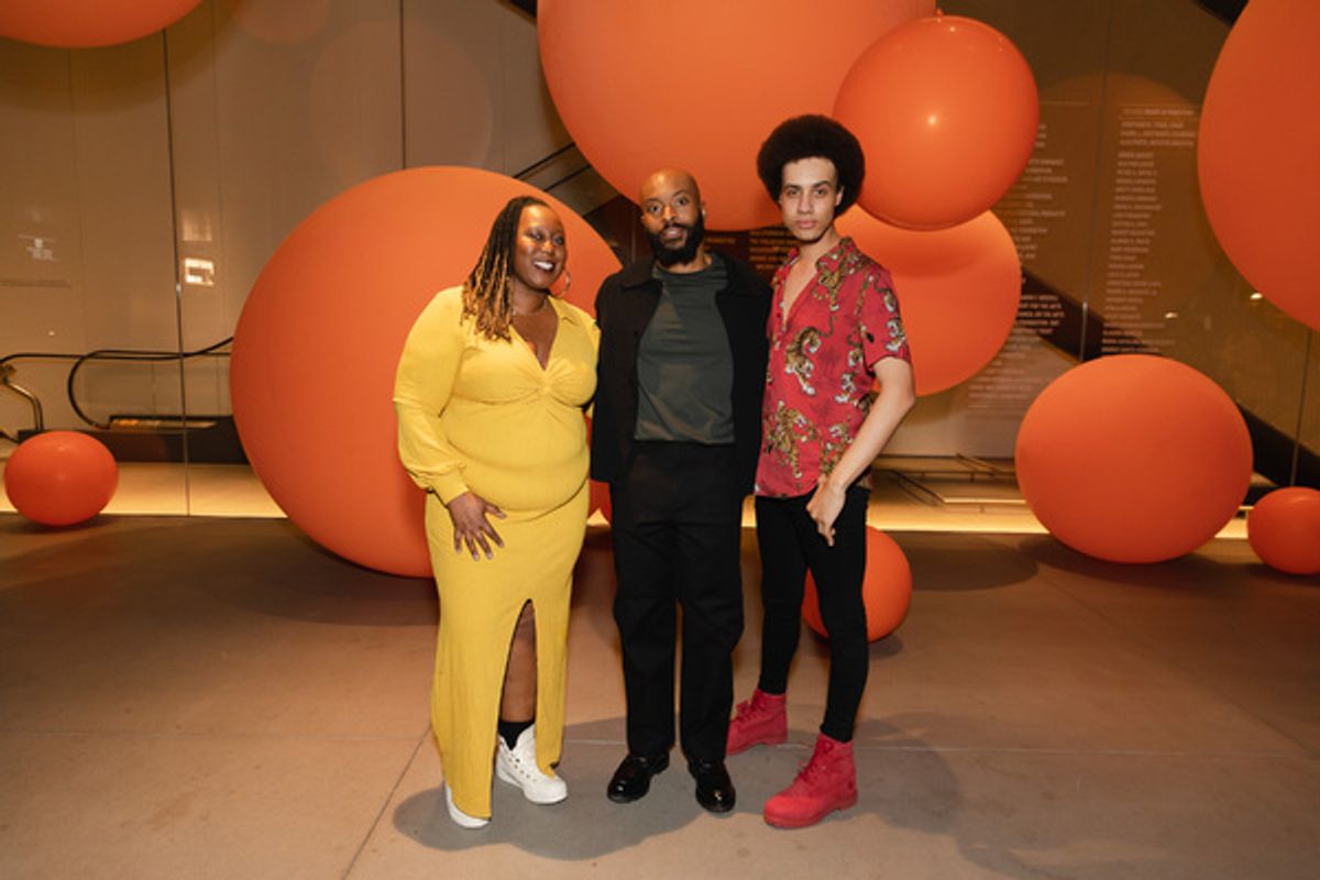 Nadine Lee, Arinzé Kene, Liam Godwin at 
