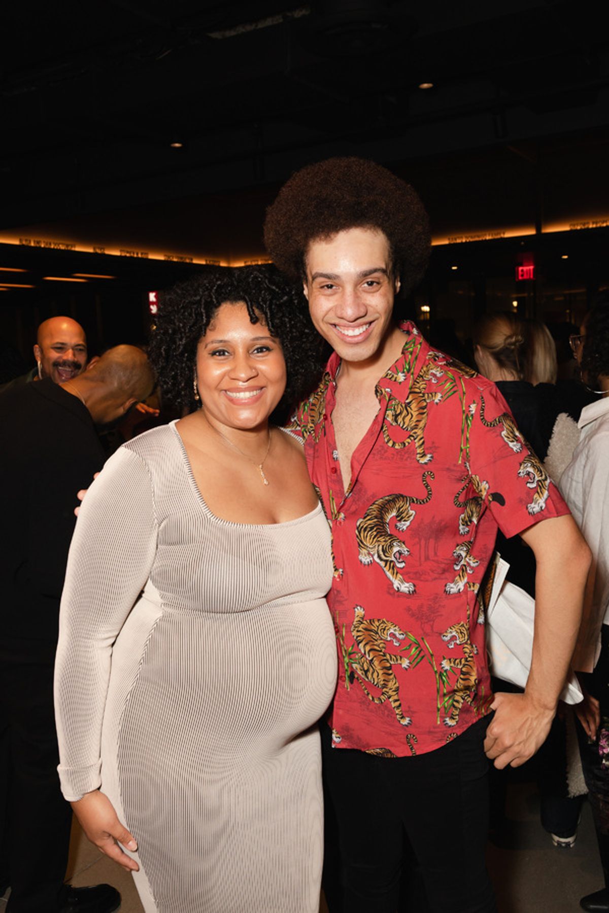 Daisy Peele and Liam Godwin at 