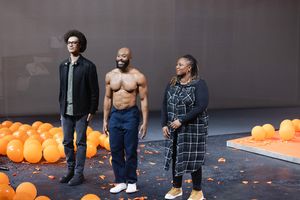 Liam Godwin, Arinzé Kene, Nadine Lee @ BroadwayWorld Liam Godwin, Arinzé Kene, Nadine Lee Photo