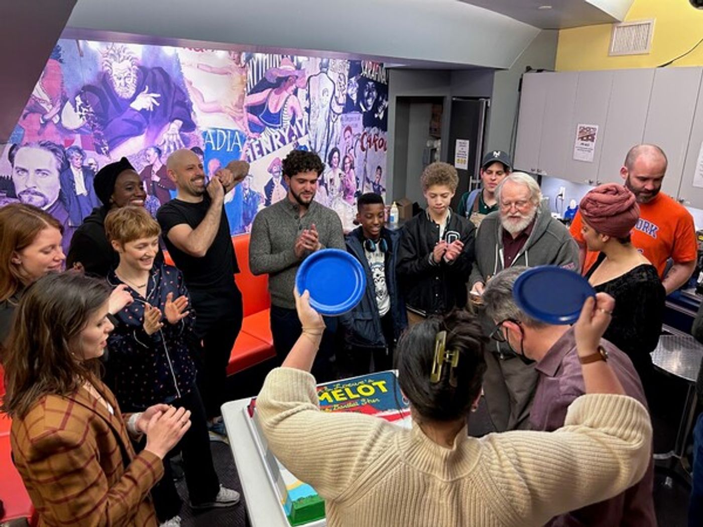 Photos: CAMELOT Company Celebrates First Preview  Image