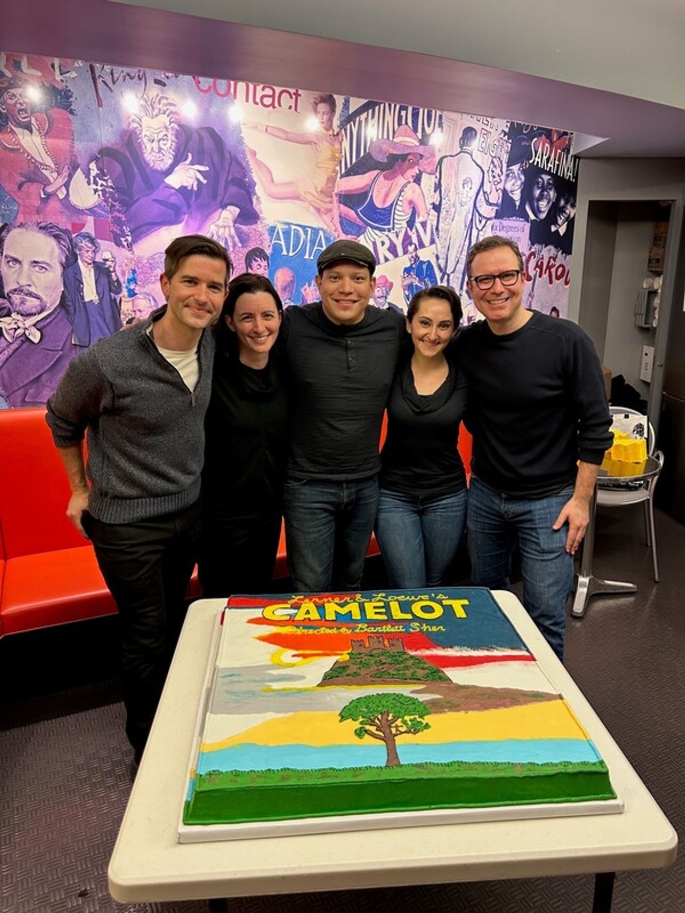 Photos: CAMELOT Company Celebrates First Preview  Image