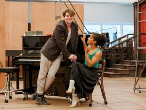 Colton Ryan and Anna Uzele @ BroadwayWorld Colton Ryan and Anna Uzele Photo