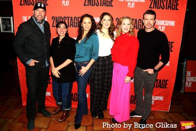 Chris Sullivan, Director Rachel Chavkin, Playwright Larissa FastHorse, D'Arcy Carden, Photo