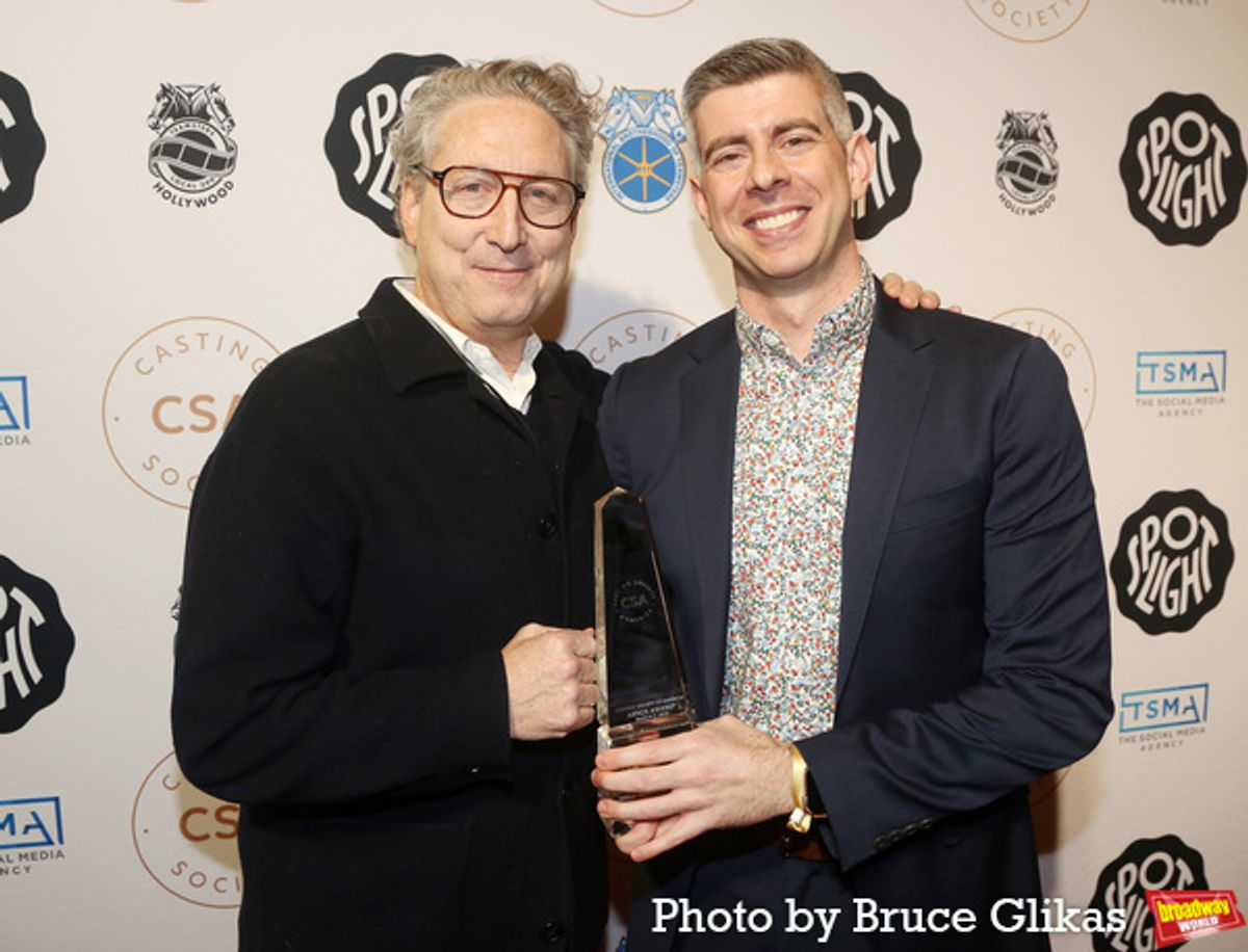 Bernard Telsey and Patrick Goodwin at 