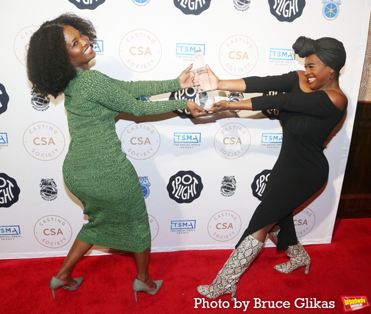 La Chanze and Celia Rose Gooding at 