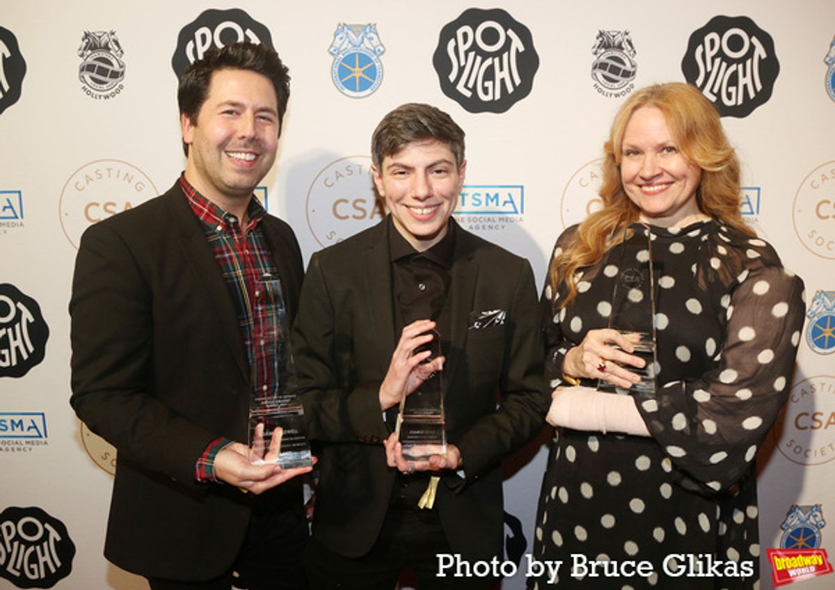 Adam Caldwell, Charlie Hano and Karyn Casl at 