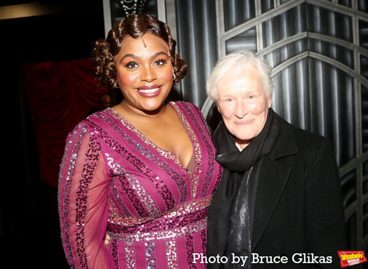 Photos: Glenn Close Visits SOME LIKE IT HOT  Image