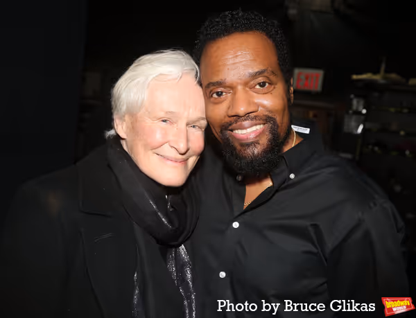 Glenn Close and Musical Director Darryl Archibald Photo