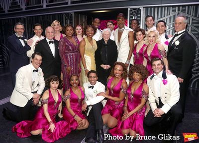 Glenn Close with the cast of "Some Like it Hot"  Photo