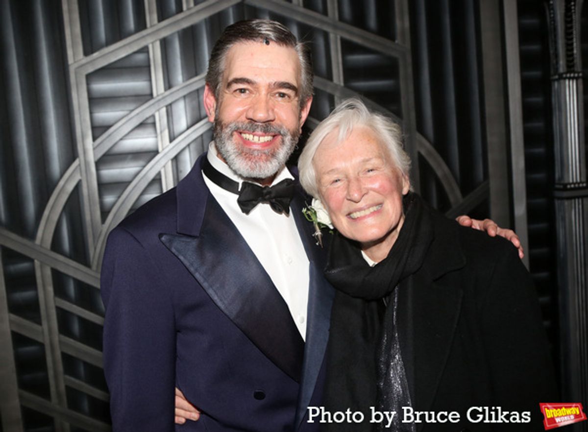 Kevin Del Aguila and Glenn Close  at 