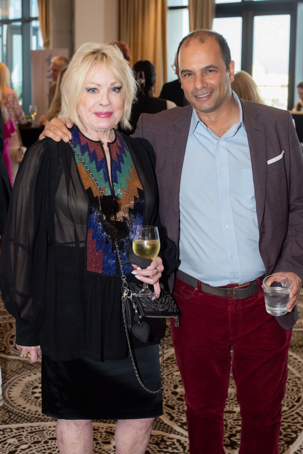 Susan Lundin, Serge Strosberg at 