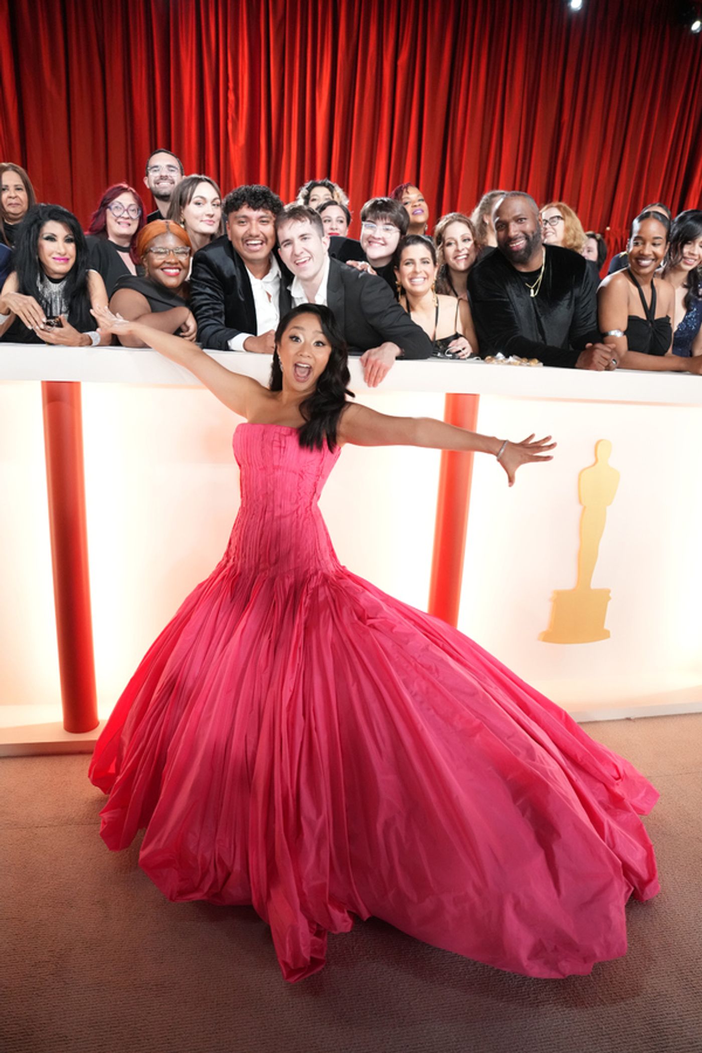 Photos: Stephanie Hsu, Ariana DeBose & More Walk the Oscars Red Carpet  Image