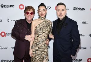 Elton John, Rina Sawayama and David Furnish @ BroadwayWorld Elton John, Rina Sawayama and David Furnish Photo