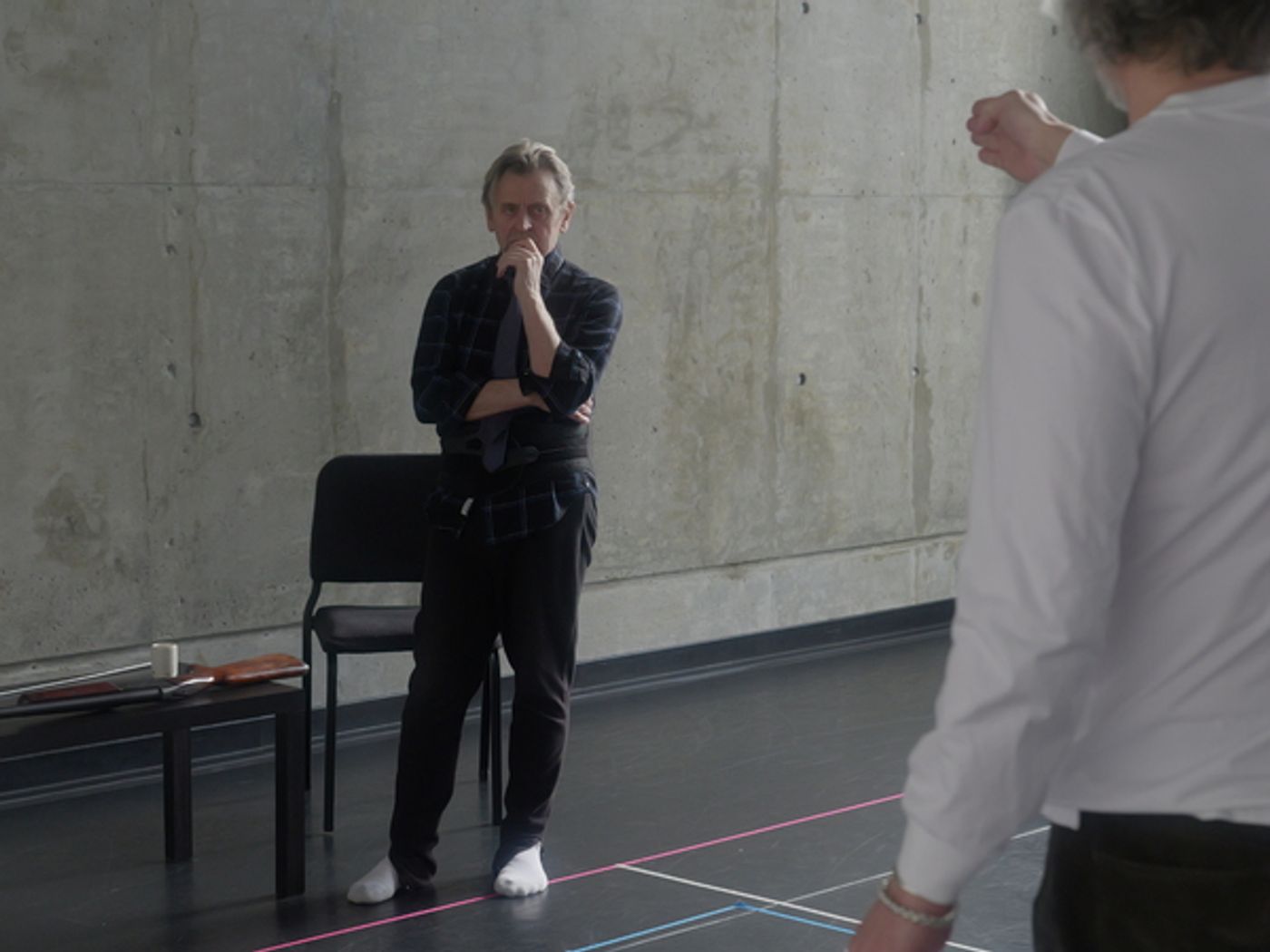Photos & Video: See Miki Nakatani & Mikhail Baryshnikov in Rehearsals for THE HUNTING GUN  Image