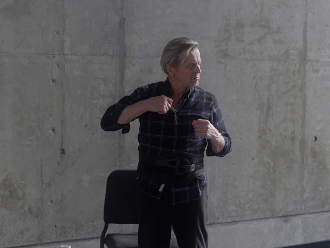Photos & Video: See Miki Nakatani & Mikhail Baryshnikov in Rehearsals for THE HUNTING GUN  Image