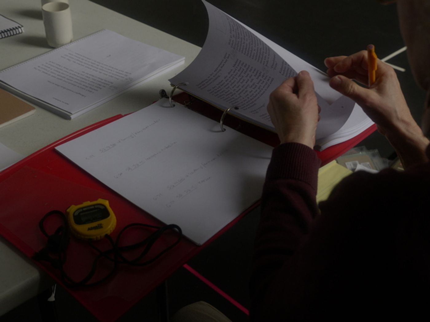 Photos & Video: See Miki Nakatani & Mikhail Baryshnikov in Rehearsals for THE HUNTING GUN  Image